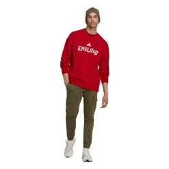 Sudadera Adidas England Crew -zapateria de futbol sudadera adidas england crew power red 3