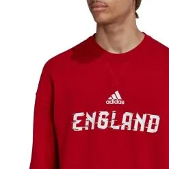 Sudadera Adidas England Crew -zapateria de futbol sudadera adidas england crew power red 4