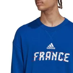 Sudadera Adidas France Crew -zapateria de futbol sudadera adidas france crew royal blue 3