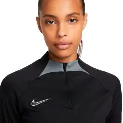 Sudadera Nike Dri-Fit Strike Drill Top Mujer -zapateria de futbol sudadera nike dri fit strike drill top mujer black smoke grey white 2