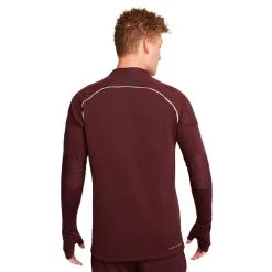 Sudadera Nike Therma-Fit ADV Strike Winter Warrior -zapateria de futbol sudadera nike m nk tfadv strk ww dril top burgundy crushreflective silv 1