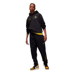 Sudadera Nike PSG X Jordan Fanswear 7 Sudadera Nike PSG X Jordan Fanswear -zapateria de futbol sudadera nike psg x jordan fanswear black tour yellow 3 1
