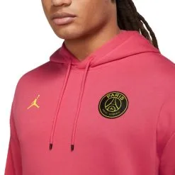 Sudadera Nike PSG X Jordan Fanswear -zapateria de futbol sudadera nike psg x jordan fanswear fusion red tour yellow 2