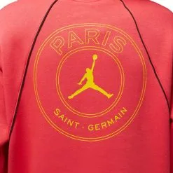 Sudadera Nike PSG X Jordan Fanswear -zapateria de futbol sudadera nike psg x jordan fanswear fusion red tour yellow 3
