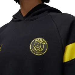 Sudadera Nike PSG X Jordan Fanswear Mujer -zapateria de futbol sudadera nike psg x jordan fanswear mujer black tour yellow 2