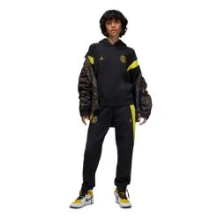 Sudadera Nike PSG X Jordan Fanswear Mujer -zapateria de futbol sudadera nike psg x jordan fanswear mujer black tour yellow 4