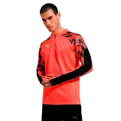 Chaqueta Puma IndividualFINAL -zapateria de futbol chaqueta puma individualfinal wc 14 zip top fiery coral puma black 2