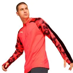 Chaqueta Puma IndividualFINAL -zapateria de futbol chaqueta puma individualfinal wc 14 zip top fiery coral puma black 4