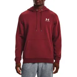 Sudadera Under Armour Essential Fleece Hoodie -zapateria de futbol sudadera under armour essential fleece hoodie red 2
