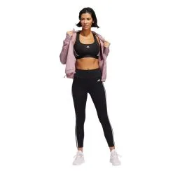 Sujetador Adidas Powerreact Training Medium Support 3 Stripes Mujer -zapateria de futbol sujetador adidas powerreact training medium support 3 stripes mujer black 5