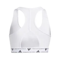 Sujetador Adidas Powerreact Training Medium Support 3 Stripes Mujer -zapateria de futbol sujetador adidas powerreact training medium support 3 stripes mujer white 5