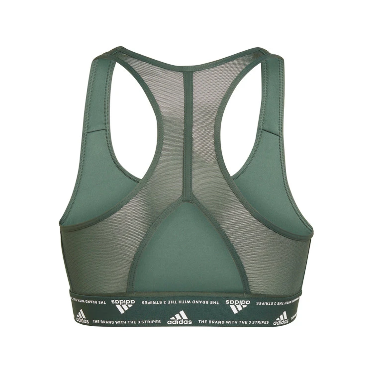 Sujetador Adidas Powerreact Training Medium Support 3 Stripes Mujer 2 Sujetador Adidas Powerreact Training Medium Support 3 Stripes Mujer - Imagen 2