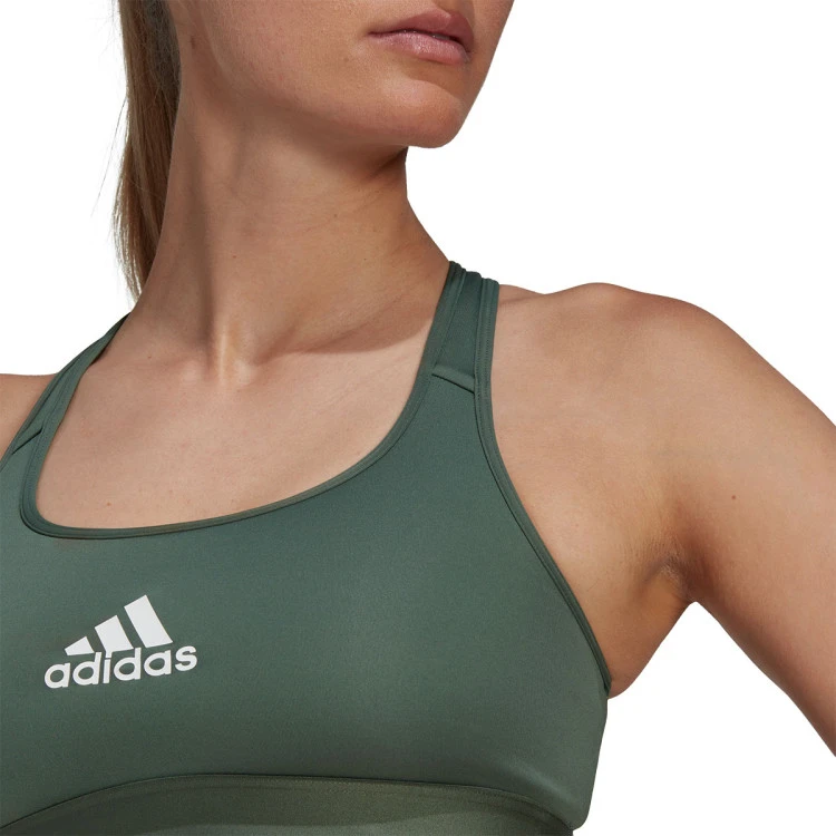 Sujetador Adidas Powerreact Training Medium Support 3 Stripes Mujer 6 Sujetador Adidas Powerreact Training Medium Support 3 Stripes Mujer - Imagen 6