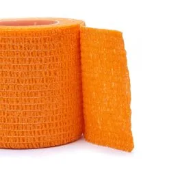 Tape Rehab Medic Sujeta-Espinilleras (5 Cm X 4,6 M) -zapateria de futbol tape rehab medic sujeta espinilleras 5 cm x 46 m naranja 2